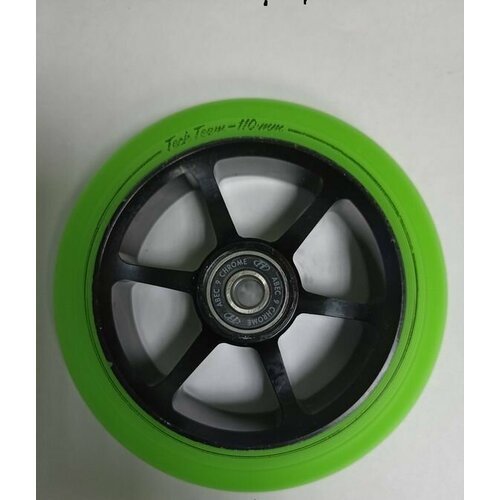 Колесо для самоката X-Treme 110*24мм, 6ST, green