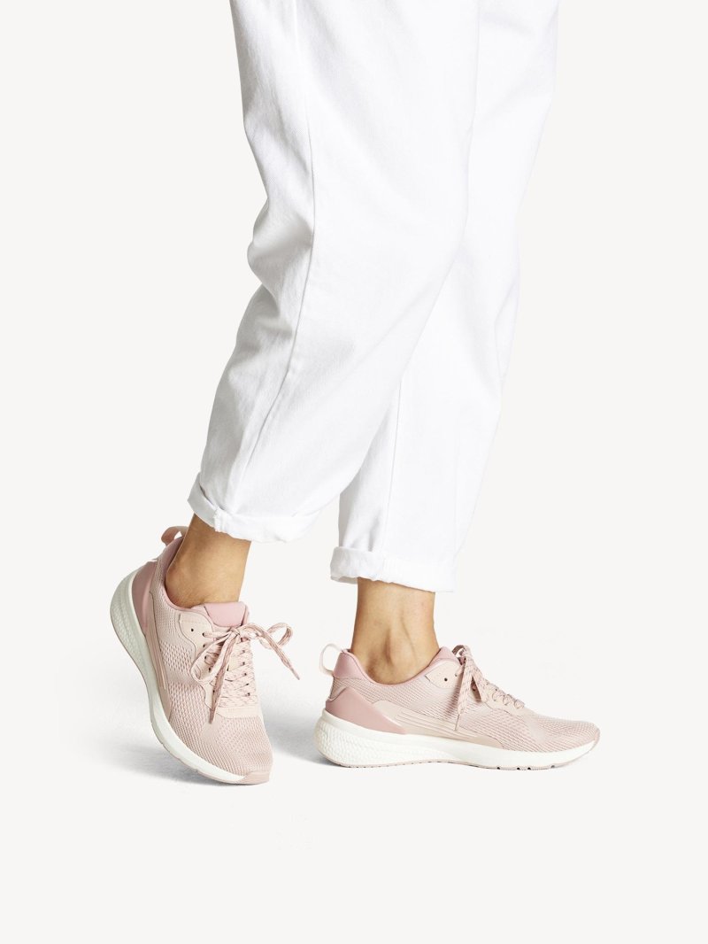 Ботинки на шнурках женские Tamaris, Светло-розовый 36