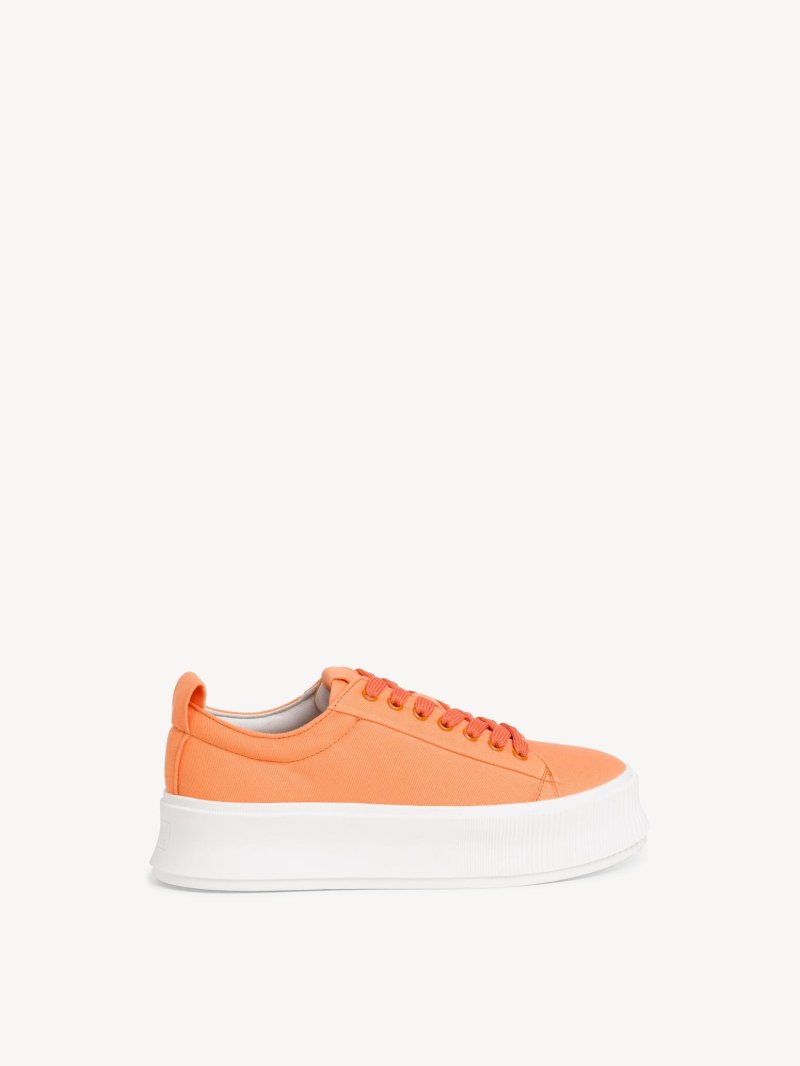 Ботинки на шнурках женские Tamaris, Оранжевый 40